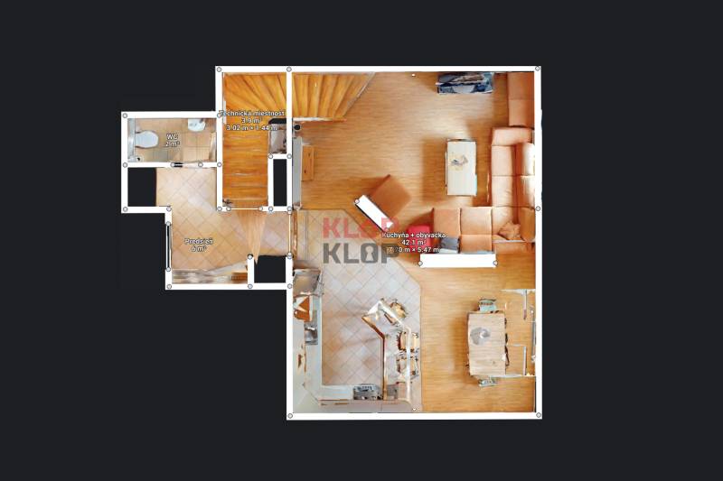 predaj 5 izbový byt Klemensova ulica mezonet terasa novostavba bratislava staré mesto realitná kancelária klopklop klop klop