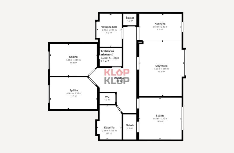 3D OBHLIADKA – MODERNÝ, PRIESTRANNÝ 4-izbový RD s terasou, NOVOSTAVBA