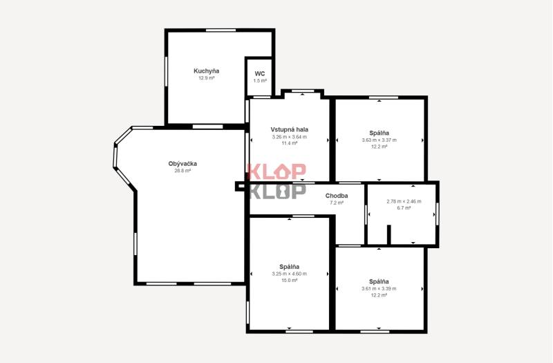 3D OBHLIADKA – MODERNÝ, PRIESTRANNÝ 4-izbový RD s terasou, NOVOSTAVBA