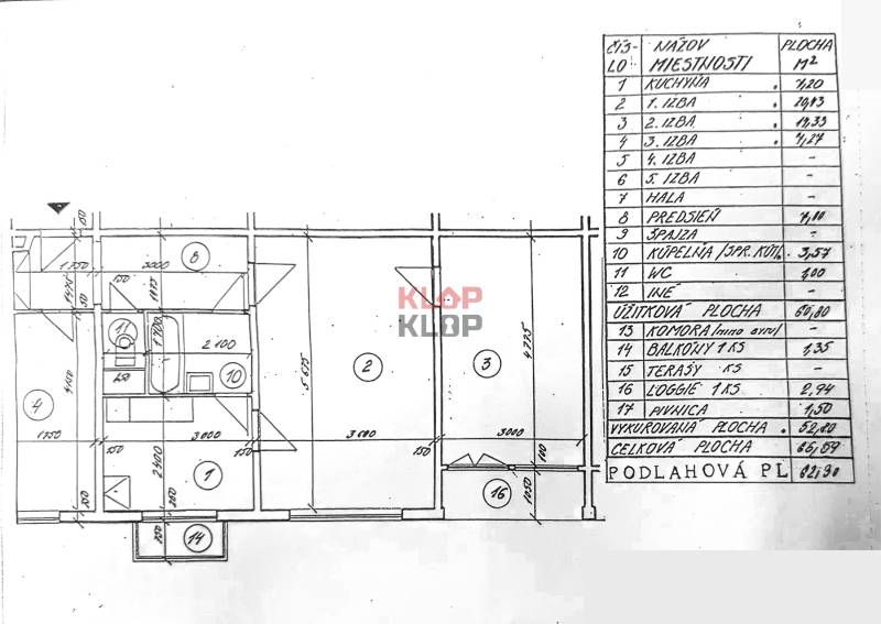 Kúpte si SVETLÝ, PRÍJEMNÝ 3i byt s BALKÓNOM a PIVNICOU, PEKNÝ VÝHĽAD