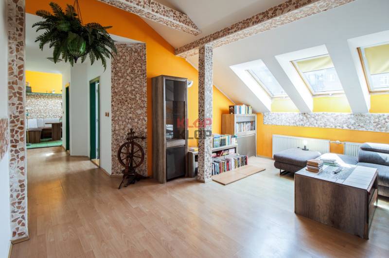 Kúpte si VEĽKORYSÝ PODKROVNÝ 4 i byt so SPOLOČNOU ZÁHRADOU a PIVNICOU