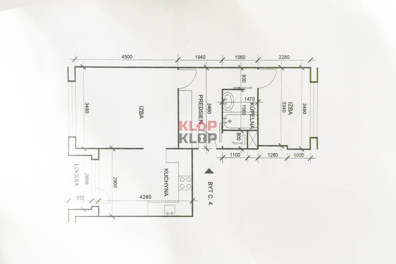 Pozrite si PRÍJEMNÝ 2i byt so ZARIDENÍM, LODŽIOU a KLIMATIZÁCIOU