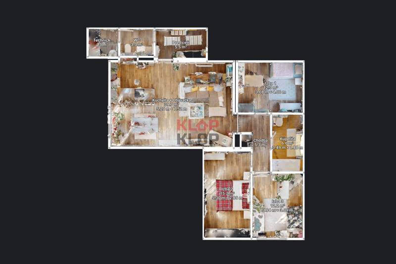 predaj rodinný dom novostavba bungalov rovinka realitná kancelária klop klop klopklop